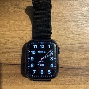 Apple Watch 9 with Black Milanese Band